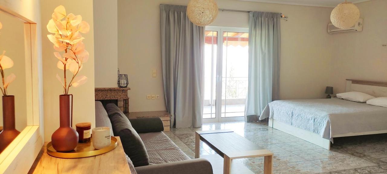 Agnantio Apartment Ayios Nikitas Bagian luar foto