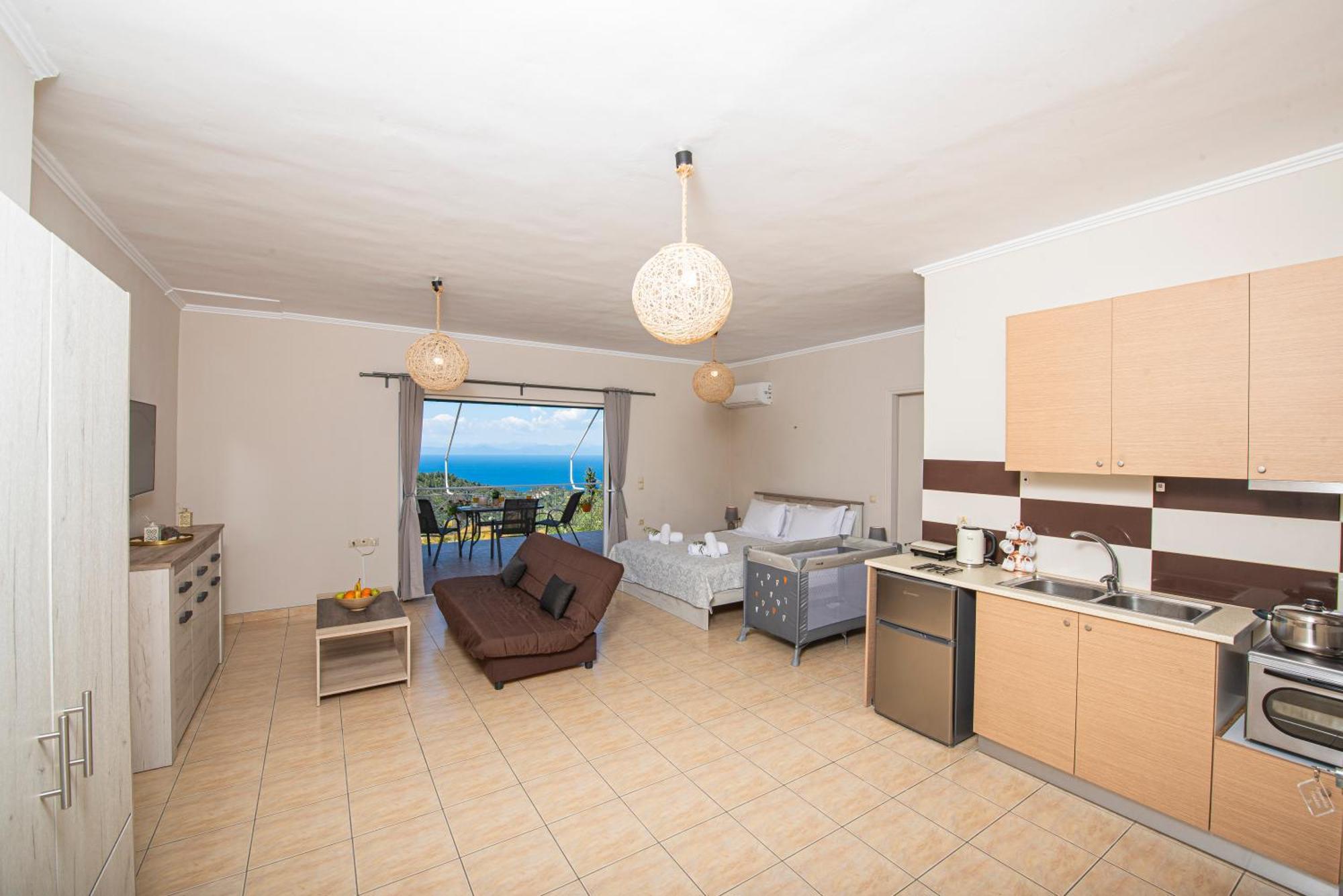 Agnantio Apartment Ayios Nikitas Bagian luar foto