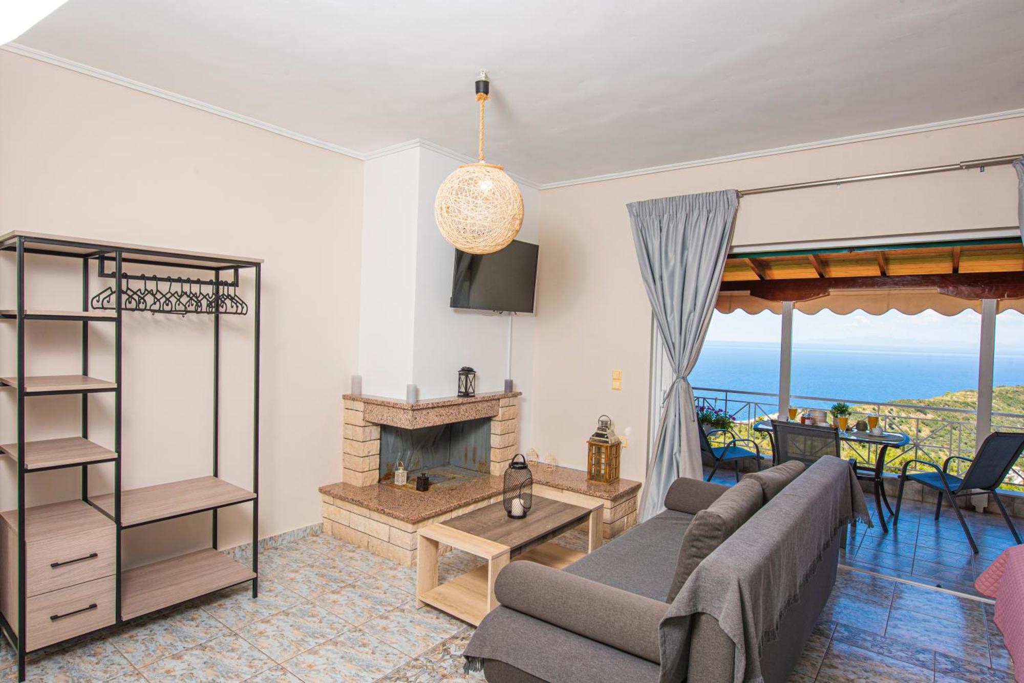 Agnantio Apartment Ayios Nikitas Bagian luar foto